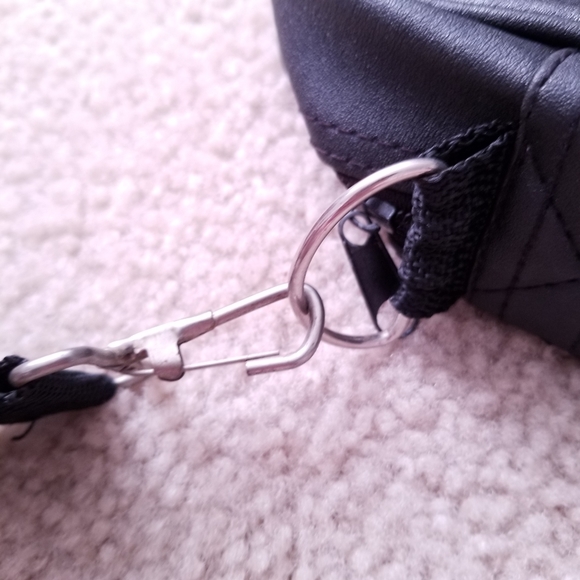 Leather Buckled Academic Messenger Shoulder Bag - Picture 9 of 16